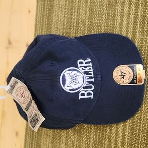 '47 Brand Franchise BUTLER BULLDOGS Navy Blue NCAA Fitted Baseball Hat Size XL